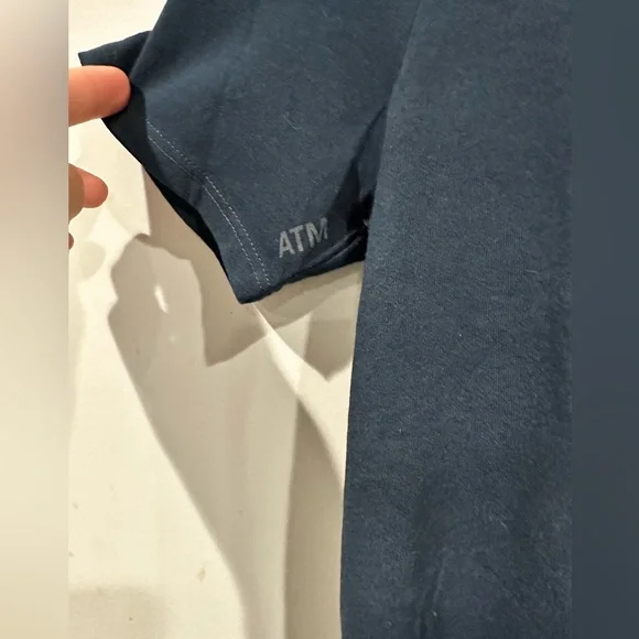 ATM Anthony Thomas Melillo Jersey Crewneck new  color : navy blue‎ - Picture 8 of 9